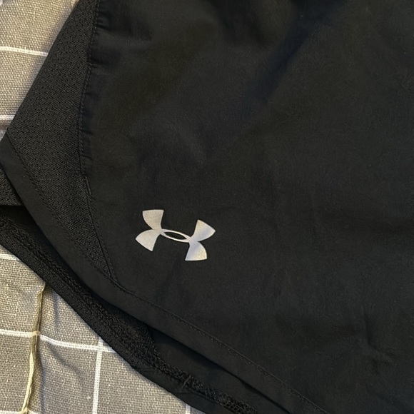 Black Under Armour Fly By Shorts - Picture 2 of 3